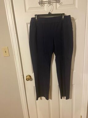Cato large  Dark Navy Straight-Leg Dress Pants